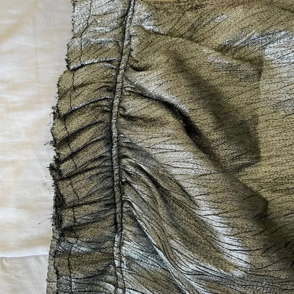 IRO Frisis ruffle metallic mini skirt - Picture 11 of 13